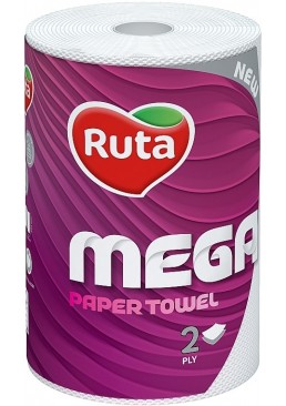 Бумажные полотенца Ruta Mega 2 слоя, 1 шт