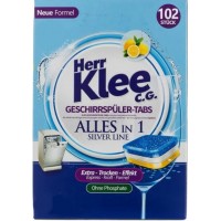 Таблетки для посудомоечной машины Herr Klee C.G. Silver Line,  102шт