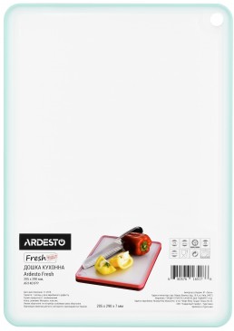 Доска кухонная Ardesto Fresh голубая (AR1401TP), 205х290 мм