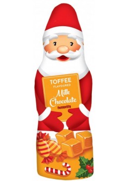 Фигурка шоколадная Riegelein Санта-Клаус с тоффы, 90г