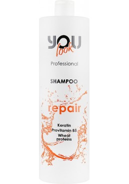 Шампунь You Look Professional Repair Shampoo для сухих и поврежденных волос, 1 л