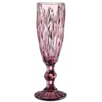 Бокал для шампанского SNT Грани бордо 9454-1, 200 мл