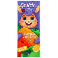 Сок Galicia яблочно-морковный, 200 мл