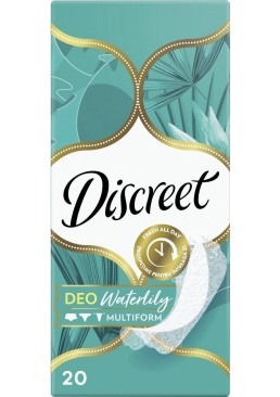 Ежедневные прокладки Discreet Deo "Водяная лилия", 20 шт