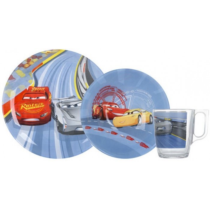 Детский набор Luminarc Disney Cars 3 (N5280) из 3 предметов  - 