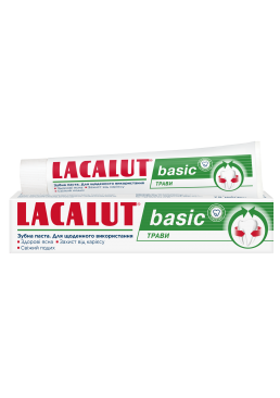 Зубная паста Lacalut Basic Травы, 75 мл