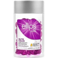 Вітаміни для волосся Ellips Hair Vitamin Сяйво кольору з екстрактом соняшника, 50 шт