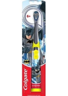 Детская электрическая зубная щетка Colgate Batman на батарейках 3+, 1 шт