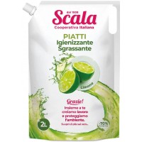 Засіб для миття посуду Scala Piatti Limone Busta з ароматом лимону, 2 л