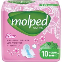 Гігієнічні прокладки Molped Ultra Normal Deo Floral, 10 шт (4 краплі)