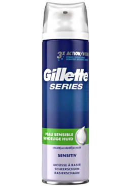 Пена для бритья Gillette Series Sensitive Skin Для чувствительной кожи, 250 мл