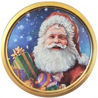 Печенье датское песочное Рождественская банка Santa, 340 г