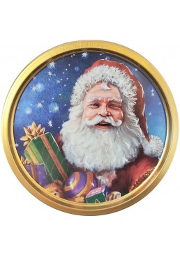 Печенье датское песочное Рождественская банка Santa, 340 г