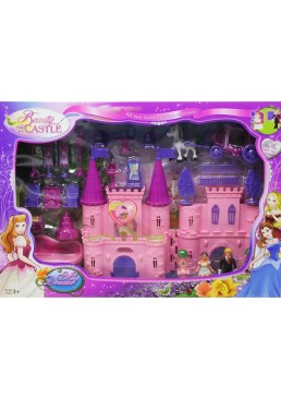 Замок игрушечный кукольный домик SG-2964, 16х11х23 см