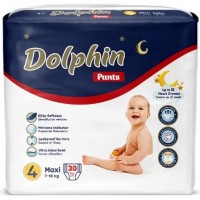 Підгузки-трусики дитячі Dolphin 4 maxi (7-18 кг), 30 шт