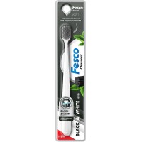 Зубна щітка Fesco Black & White Soft, 1 шт