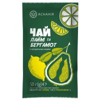 Фруктово-медовый чай Аскания Лайм и Бергамот, 50 г