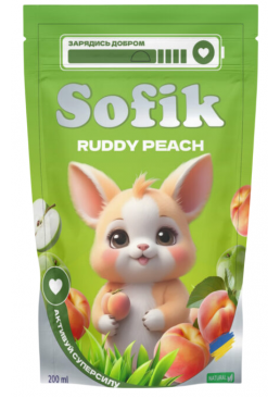 Напиток соковый Sofik Ruddy Peach со вкусом персика, безалкогольный, негазированный, 200 мл