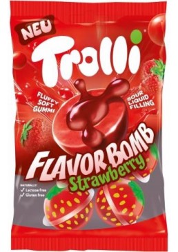 Конфеты желейные Trolli Flavor Bomb Strawberry, 75 г