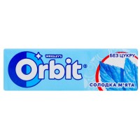 Резинка жевательная Orbit Сладкая мята, 14 г