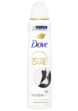 Дезодорант-антиперпірант Dove Invisible Dry Advanced Care, 150 мл