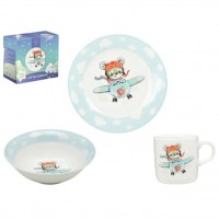 Набор детской посуды для мальчика Limited Edition Little Pilot 