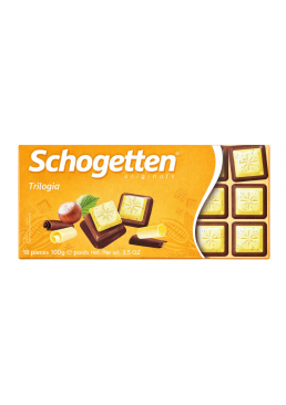 Шоколад Schogetten Trilogia Трилогия, 100 г
