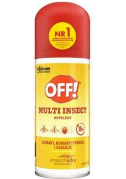 Сухий аерозоль OFF! Multi-Insect проти комарів і кліщів, 100 мл