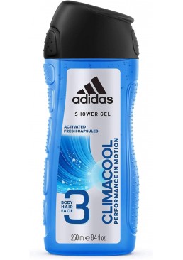 Гель для душа Adidas Climacool 3в1, 250 мл