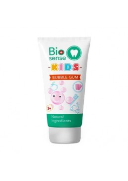 Детская зубная паста Bioton Cosmetics Biosense Kids Bubble Gum 3+, 50 мл