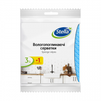 Вологопоглинаючі серветки Stella, 3+1 шт
