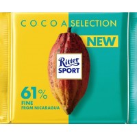 Шоколад Ritter Sport темный 61% какао, 100 г