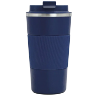 Термокухоль вакуумний герметичний BPA FREE, 500 мл (синя)