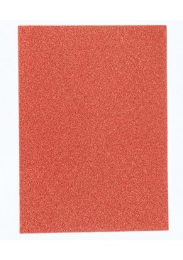 Фоамиран GLITTER A4 с мерцающим шимером, 1.7±0.1мм (коралловый)