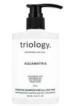 Увлажняющий шампунь для волос triology. Aquamatrix, 500 мл