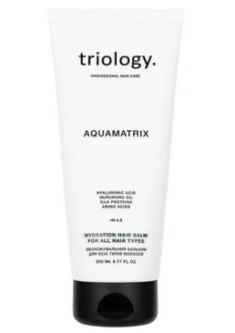 Увлажняющий бальзам для волос triology. Aquamatrix, 200 мл