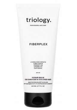 Восстанавливающий бальзам triology. Fiberplex для поврежденных и окрашенных волос, 200 мл