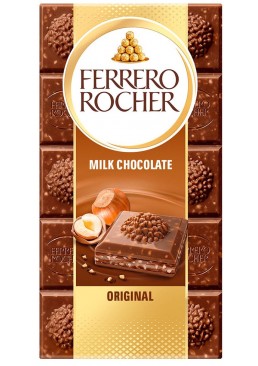 Молочный шоколад Ferrero Rocher с лесными орехами, 90 г