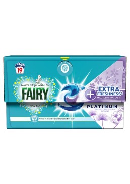 Капсулы для стирки детских вещей Fairy Platinum+Extra Freshness, 19 шт