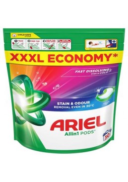 Капсулы для стирки Ariel Color для цветного белья, 50 шт