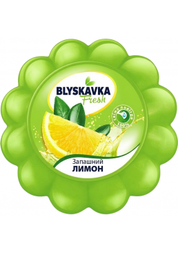 Гелевый освежитель Blyskavka Fresh Душистый Лимон, 1 шт