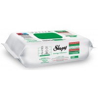 Влажные салфетки для уборки Sleepy Easy Clean с клапаном Белое мыло, 100 шт