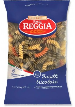 Макарони Pasta Reggia Fusilli tricolore №65, 500г