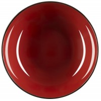 Тарелка суповая Ardesto Bagheria (AR2920R) Sangria, керамика, 20 см