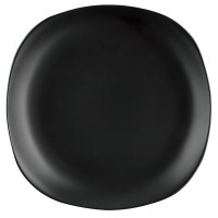 Тарелка обеденная квадратная ARDESTO Molize Black AR2927MB, 27х27 см