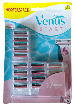 Сменные женские картриджи для бритья Gillette Venus Start, 17 шт