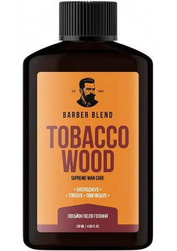 Освежающий лосьон после бритья Barber Blend Tobacco Wood, 120 мл