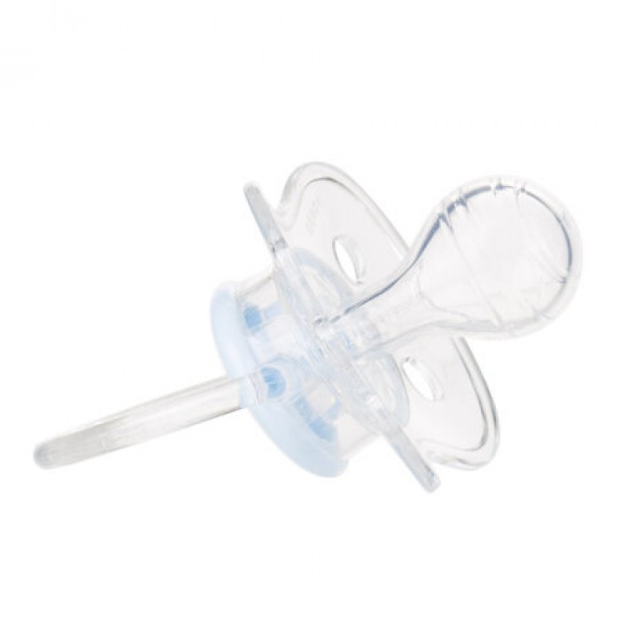 Силіконова симетрична пустушка Canpol babies Newborn baby, 6-18 міс. (блакитна) - 