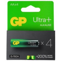 Батарейки GP Ultra Plus Alkaline AA 1.5V 15AUP-U4 LR6, 4 шт