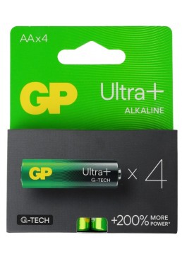 Батарейки GP Ultra Plus Alkaline AA 1.5V 15AUP-U4 LR6, 4 шт